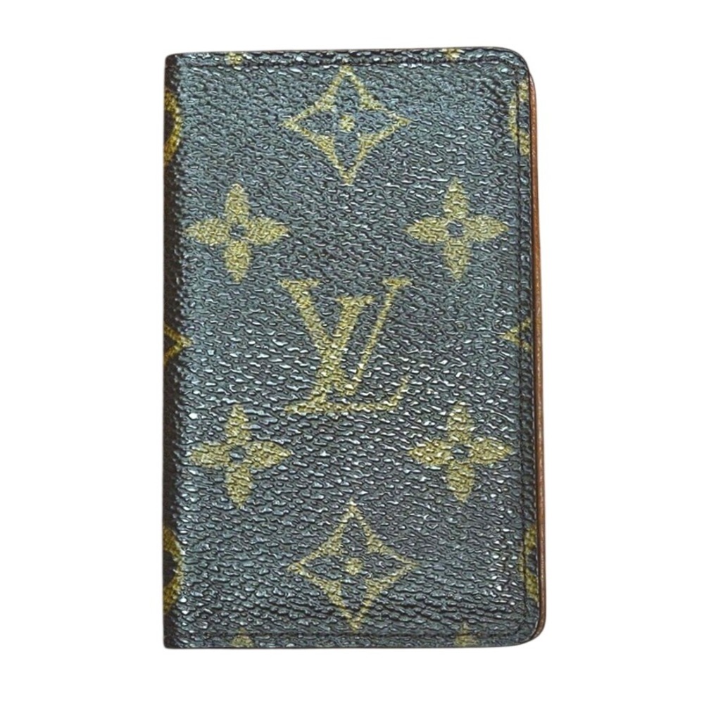 Louis Vuitton Monogram Bifold Card Holder Business Credit Card Case France‎ VTG